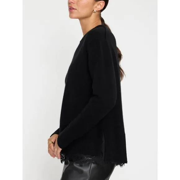 NEW BROCHU WALKER marte lace looker in black