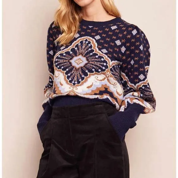 NEW CARA CARA esme top in jules navy