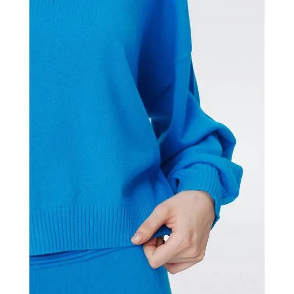 NEW DIANE VON FURSTENBERG ken crewneck sweater in peacock