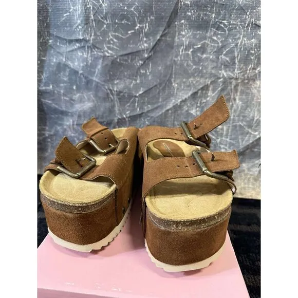 New Free People Rule Breaker Flatform Sandals EU37