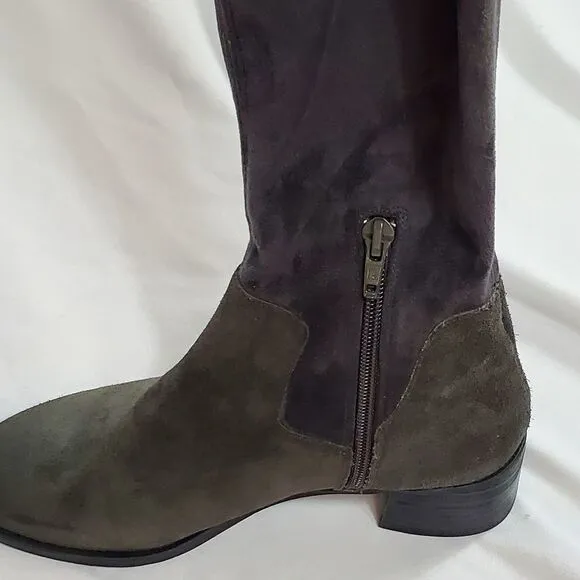 NEW Free People Coast to Coast Over the Knee Boots in Gray - Size 37