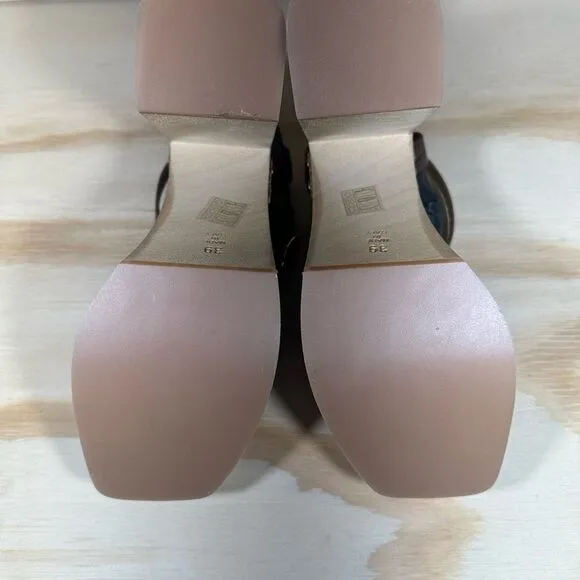 New Free People Mallory Leather Clog Sandals Women’s Size 9