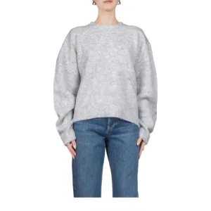 NEW HELMUT LANG brushed apex sweater in grey