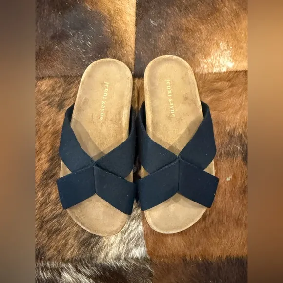 New Jenni Kayne Cotton Crossover Sandals