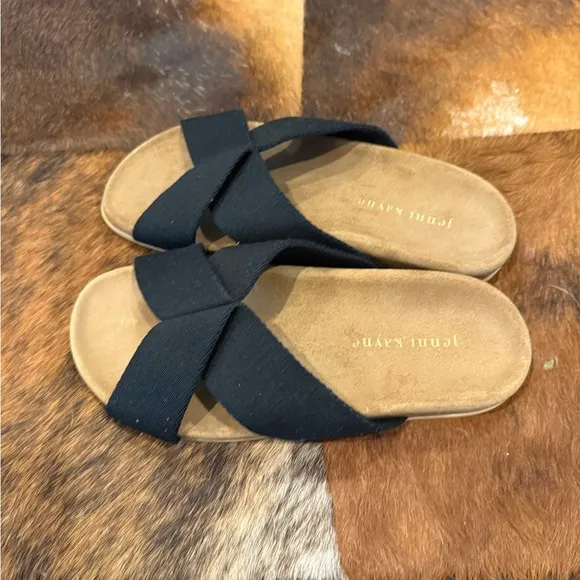 New Jenni Kayne Cotton Crossover Sandals