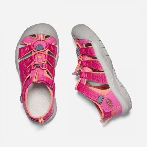 NEW KEEN youth newport h2 sandal in very berry
