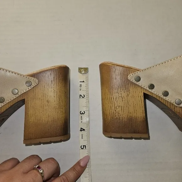 NEW Kork-Ease | Natural Leather Clog Sandals 8