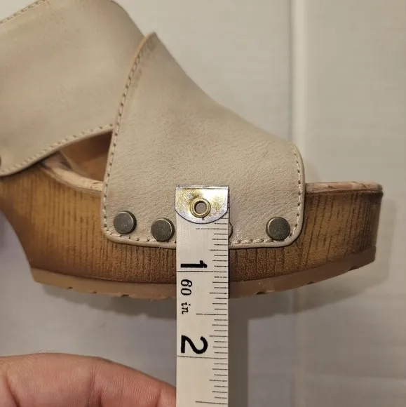NEW Kork-Ease | Natural Leather Clog Sandals 8