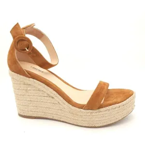 NEW L'Agence Elysee Espadrille Sandals Womens 9 Suede Luxury Chic Casual Summer