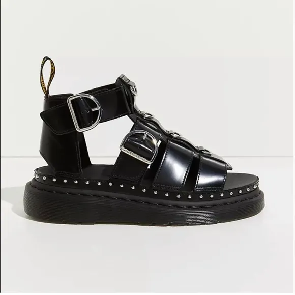NEW MACKAYE HARDWARE LEATHER STRAP SANDALS