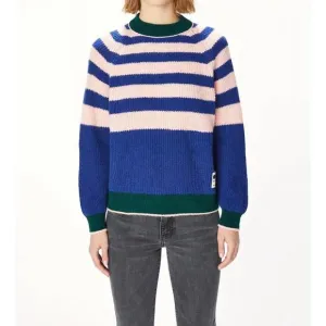 NEW OOFWEAR stripe sweater in bluette