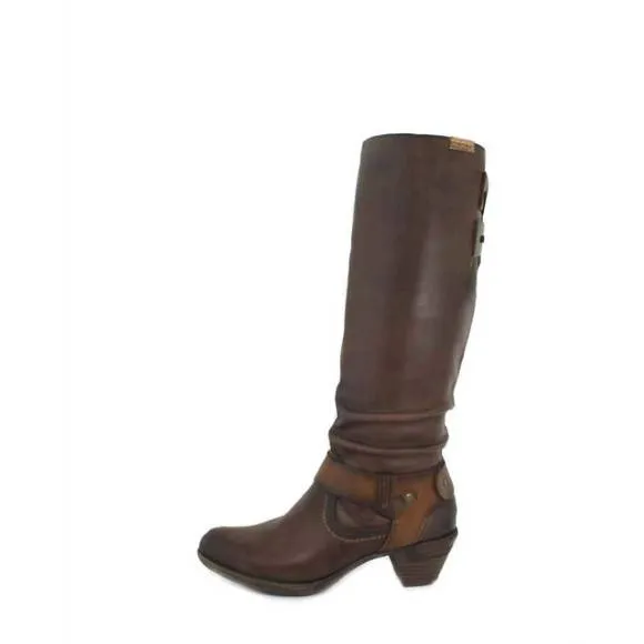 NEW PIKOLINOS women's rotterdam over the knee boot in chocolate