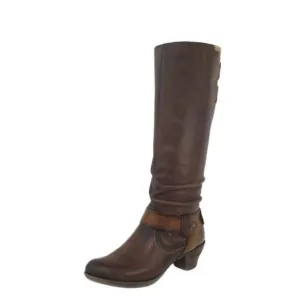NEW PIKOLINOS women's rotterdam over the knee boot in chocolate