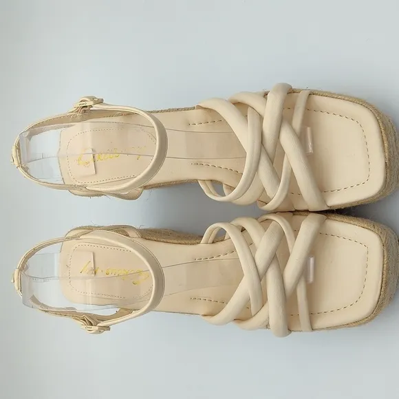 New Sam Edelman Circus Irene Wedge in Vanilla Bean $99