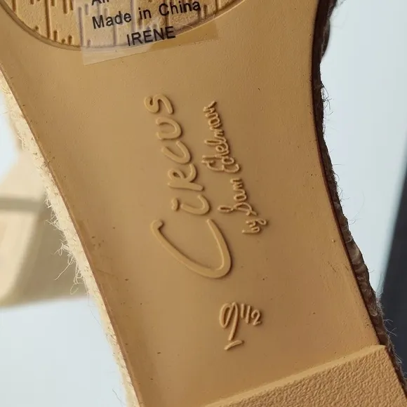 New Sam Edelman Circus Irene Wedge in Vanilla Bean $99