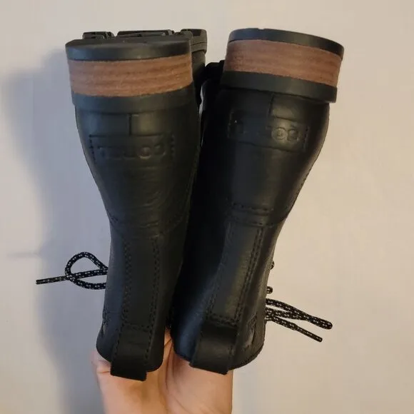 NEW Sorel Emelie Lace Up Cozy Boots Womens 6 Outdoors Combat Classic Woodland
