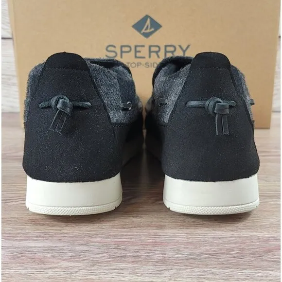 NEW Sperry Wool Buffalo Plaid Loafers Men's Size 9 Slip On Comfort‎ Moc Shoes