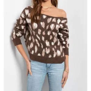 NEW TART COLLECTIONS leigh sweater in falling snow