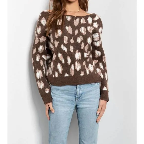 NEW TART COLLECTIONS leigh sweater in falling snow