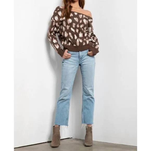 NEW TART COLLECTIONS leigh sweater in falling snow