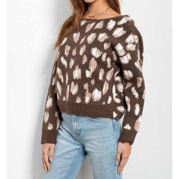 NEW TART COLLECTIONS leigh sweater in falling snow