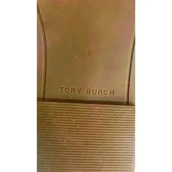NEW Tory Burch Miller Tassel Slide Sandals Fringe Tan beach Women’s Size 5 $368