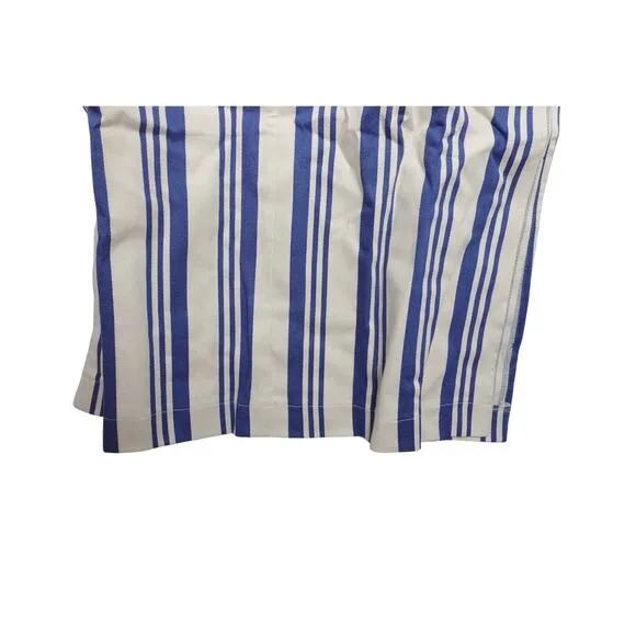New Tuckernuck French Blue Stripe Adele Midi Dress Cotton Stripe Sz XXS 1423-C