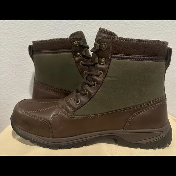 New UGG Australia Eaglin Leather Waterproof Duck Boots Men's Size 11.5