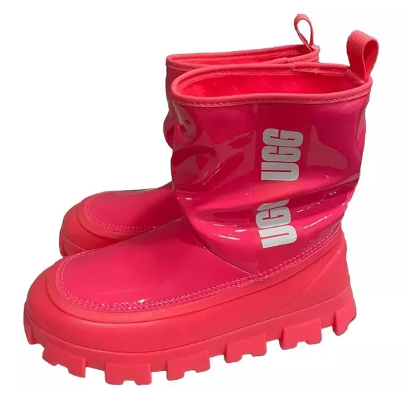 *NEW* UGG Classic Brellah Mini Boot 'Super Coral' 1144059-Women’s Size 8