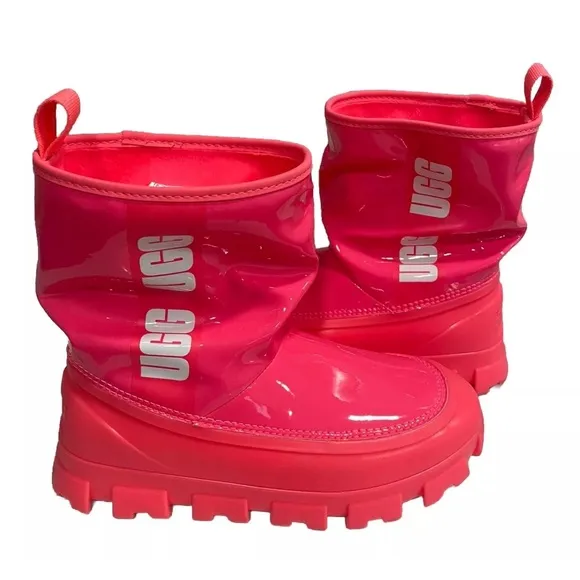 *NEW* UGG Classic Brellah Mini Boot 'Super Coral' 1144059-Women’s Size 8