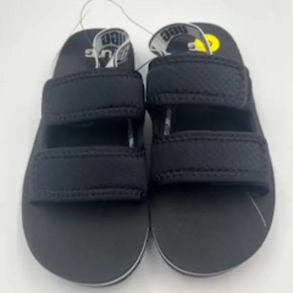 NEW UGG Lennon Sling back Sandals Kids Size 5 Shoes Neoprene Adjustable NWT