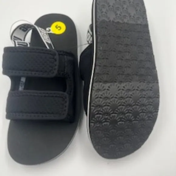 NEW UGG Lennon Sling back Sandals Kids Size 5 Shoes Neoprene Adjustable NWT