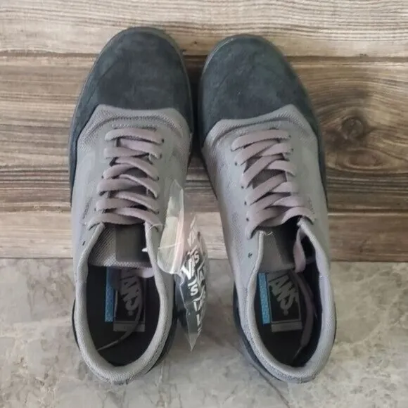 New Vans Ave Pro Skater Black Gray Sneakers Casual Punk Skateboarding Shoes