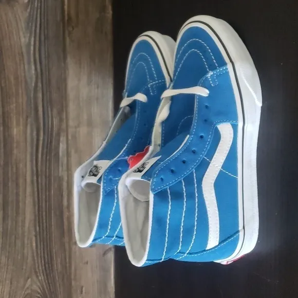 New Vans Sk8 Hi High Tops Blue Unisex Sneakers Casual Streetwear Skater Shoes