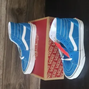 New Vans Sk8 Hi High Tops Blue Unisex Sneakers Casual Streetwear Skater Shoes