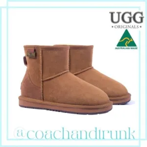 NEW WITH TAGS Premium Chestnut Suede Mini Classic Ugg Boots From Australia