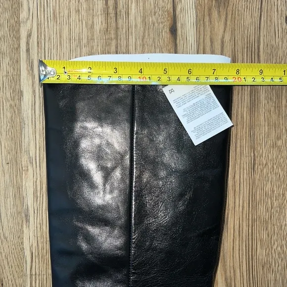 NEW! Zara Heeled Leather Knee Boots