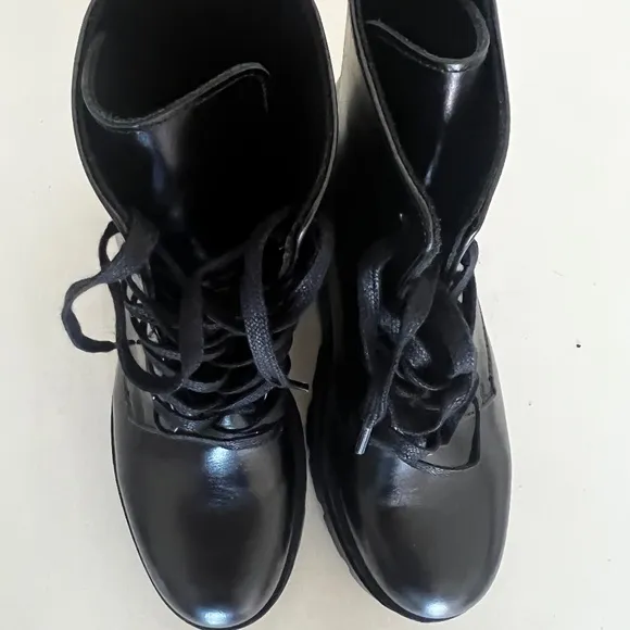 NIB Anine Bing Black Combat Boots - Size 37