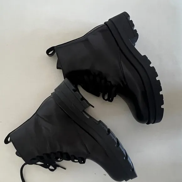 NIB Anine Bing Black Combat Boots - Size 37