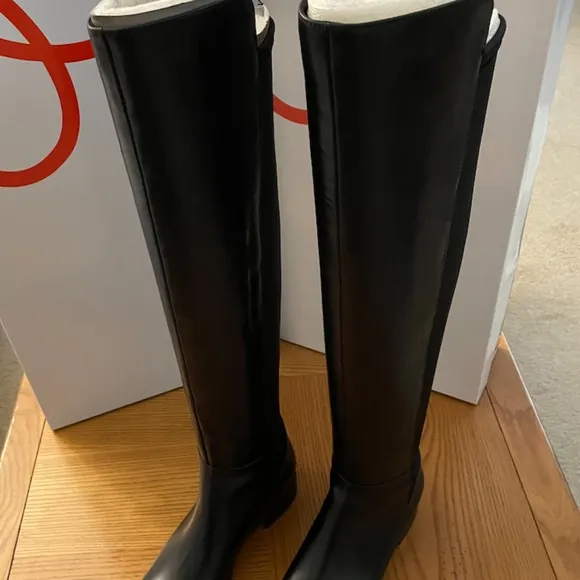 NIB Blondo VELMA Waterproof LEATHER OTK Boots BLACK 6.5