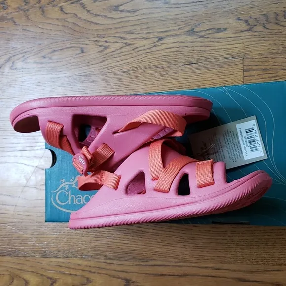 NIB Chaco Chillos Sport Sandal In Rose Pink Kids Size 5