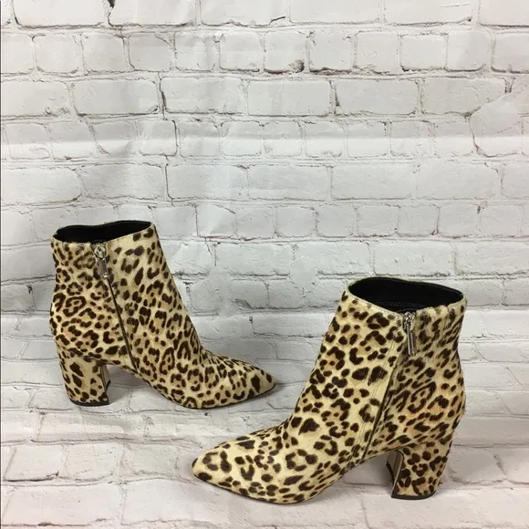 NIB Sam Edelman Hilty Leopard Print Boots sz 6.5