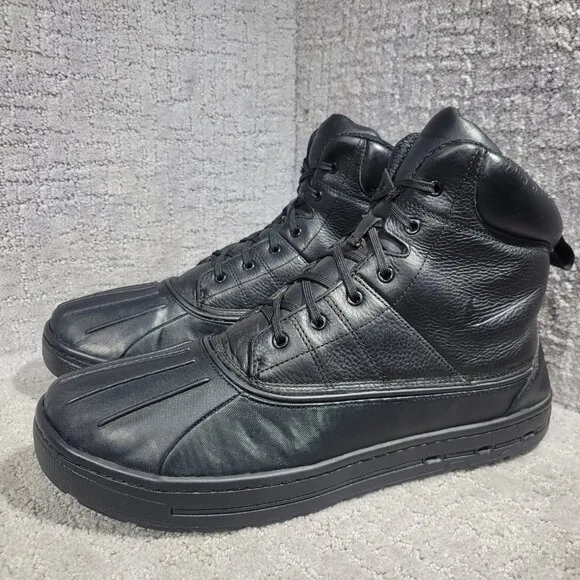 Nike ACG Woodside II Men's Size 14 US Black Granite Leather Waterproof Boots