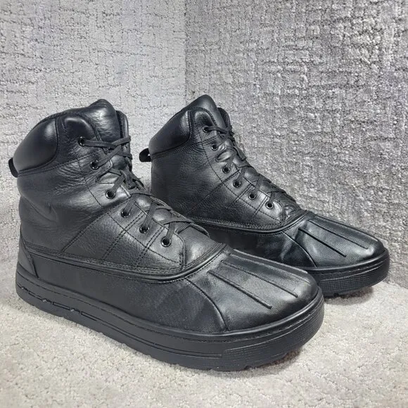 Nike ACG Woodside II Men's Size 14 US Black Granite Leather Waterproof Boots
