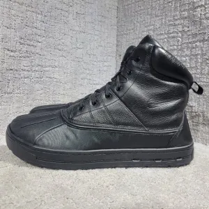 Nike ACG Woodside II Men's Size 14 US Black Granite Leather Waterproof Boots