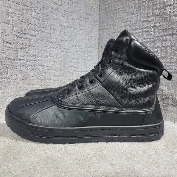 Nike ACG Woodside II Men's Size 14 US Black Granite Leather Waterproof Boots