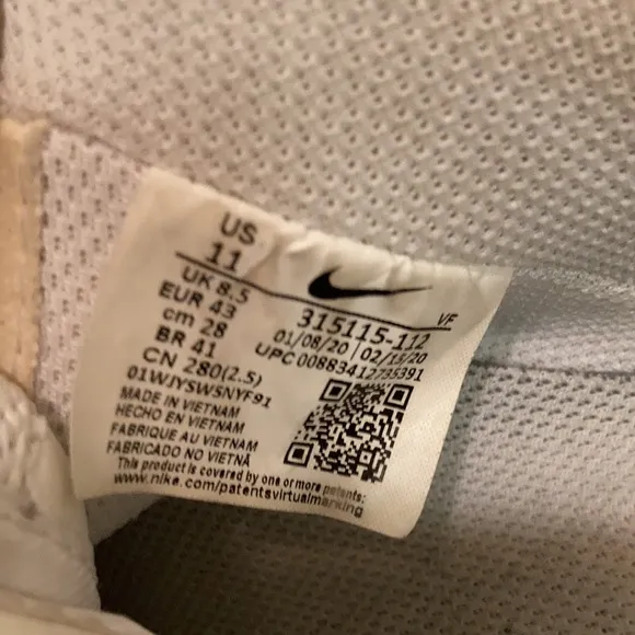 NIKE AIR FORCE 1 Basketball Sneakers MENS