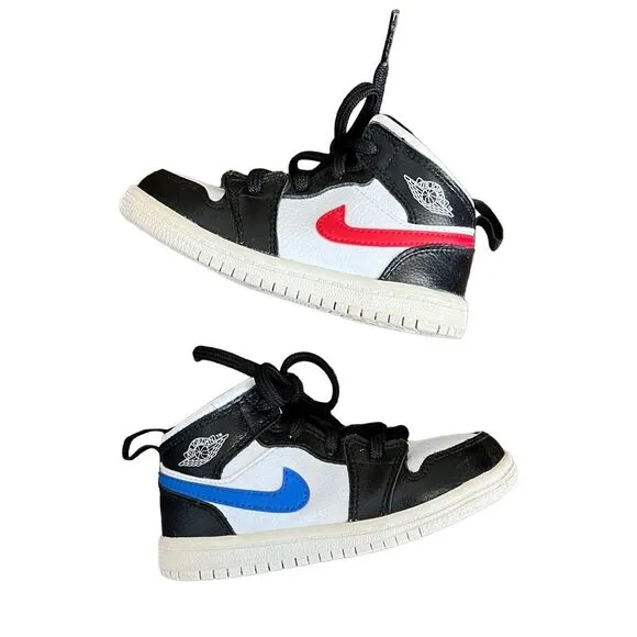 Nike Air Jordan 1 Mid Toddler 8C Sneakers