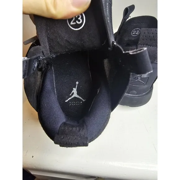 NIKE Air Jordan 34 XXXIV GS Youth Size 6 Basketball Shoes‎ Black Cat BQ3384-003