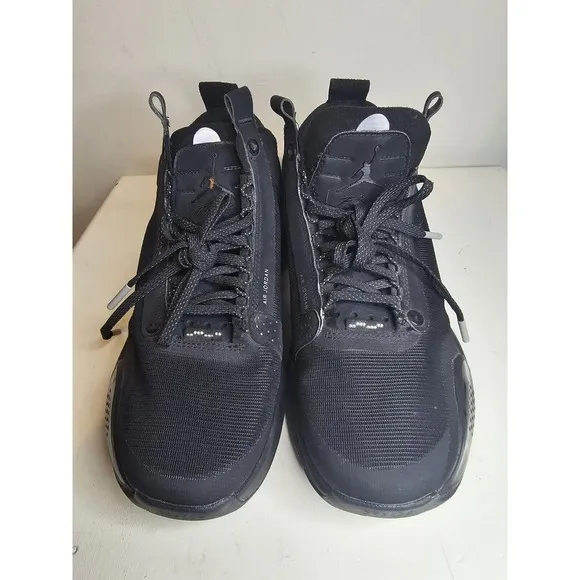 NIKE Air Jordan 34 XXXIV GS Youth Size 6 Basketball Shoes‎ Black Cat BQ3384-003